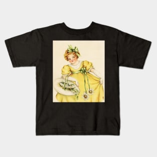 Vintage Spring Daisies Kids T-Shirt